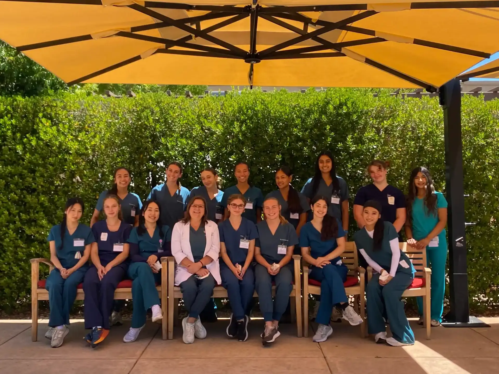 Bay Area CNA School students at their weekday morning clinical site